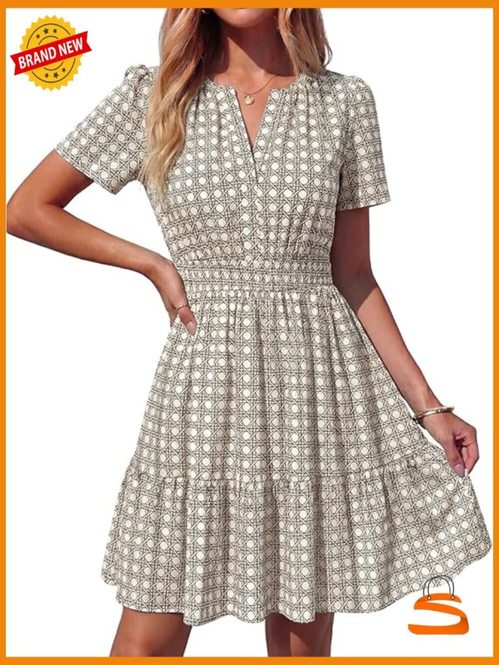 Women's Floral Mini A-Line Sundress
